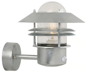 Nordlux - Applique da esterno con sensore BLOKHUS 1xE27/60W/230V IP54