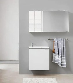 Mobile sottolavabo e lavabo Essential per vasca centrale bianco L 40 x H 48 x P 26 cm, 1 anta