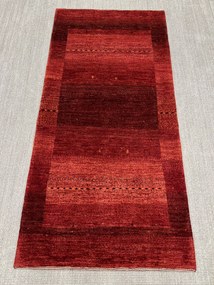Loribaft Tappeto persiano 90x190 Rosso (Iran) Annodato A Mano