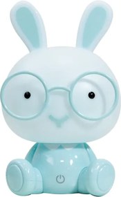 ONLI - Lampada notturna dimmerabile a LED per bambini PUPPIES LED/3W/230V 22 cm coniglietto/blu