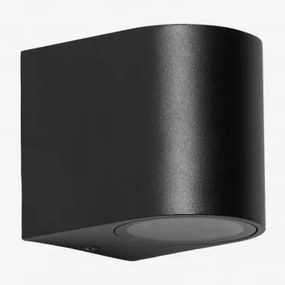 Lampada Da Parete Per Esterno Pevot In Alluminio Nero - Sklum