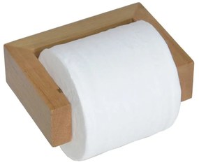 Porta carta igienica a parete in rovere Mezza Slimline - Wireworks