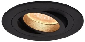 Zuma Line ARGU10-039-N - Faretto da incasso CHUCK 1xGU10/50W/230V nero