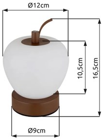 Globo 21011 - Lampada da tavolo LED dimmerabile EVALINA LED/2W/3,7V