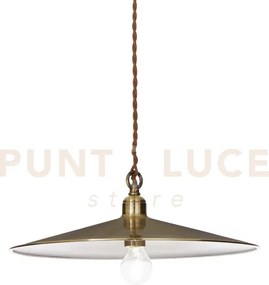 Cantina lampadario sospeso brunito 1 luce attacco e27