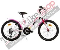 Bicicletta Bambina Aurelia MTB 420 Sport Dino Bikes - 20 pollici 6 Velocit colore Bianco