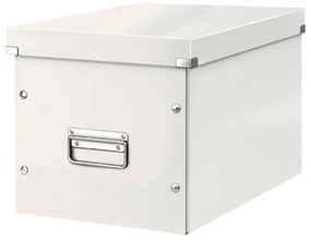 Scatola di cartone bianca con coperchio 32x36x31 cm Click&amp;Store - Leitz