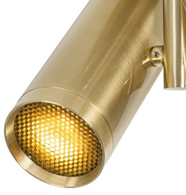 Faretto di design oro orientabile a 2 luci - Scopio Honey