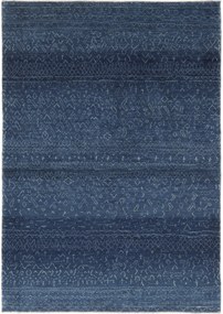 Loribaft Tappeto 150x210 Blu (Iran) Annodato A Mano