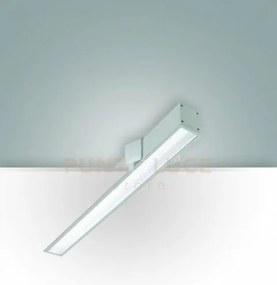 Turner incasso alluminio 29w 4000k 3570lm prismatic ip40 100cm