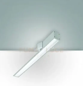 Turner incasso alluminio 29w 4000k 3570lm prismatic ip40 100cm