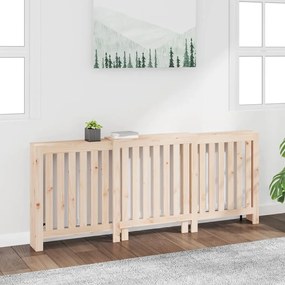 Copertura Termosifone 210x21x85 Cm İn Legno Massello Di Pino /