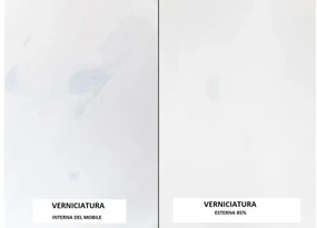 Comò cassettone legno massello bianco shabby toscano
