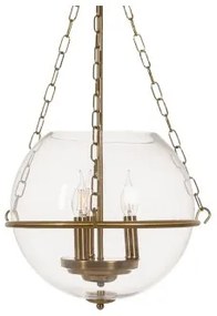 Lampadario Dorato Cristallo Ferro 220-240 V 35 x 35 x 70 cm