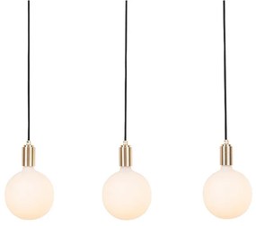 Tala - Linear Triple Lampada a Sospensione w/3 Sphere IV Brass/White Tala