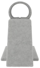 Pali tiragraffi gatti tunnel e scaletta grigio chiaro 55,5 cm