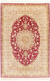 Ghom Tappeto persiano 150 x 230 Rosso (Iran) Annodato A Mano