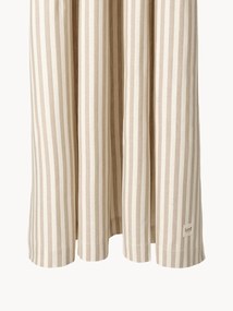 Tenda da doccia in cotone organico Chambray, idrorepellente
