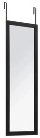 5five - Specchio da appendere alla porta CLASSIQUE 110x36 cm nero
