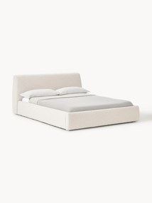 Letto imbottito in bouclé Cloud