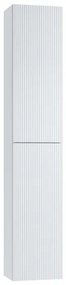 Colonna per mobile bagno Opera 2 ante P 27 x L 30 x H 160 cm bianco cannettato