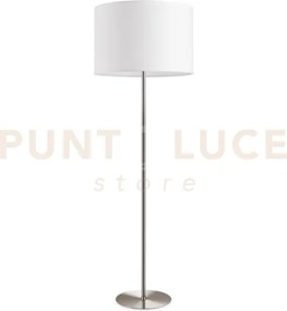 Set up base per lampada da terra 1 luce attacco e27 nickel