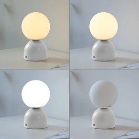 Schöner Wohnen 19218-16 - Lampada da tavolo LED dimmerabile RUDI LED/1,2W/5V bianca