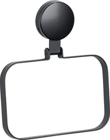 Porta asciugamani a parete Static-Loc® Plus nero Pavia - Wenko