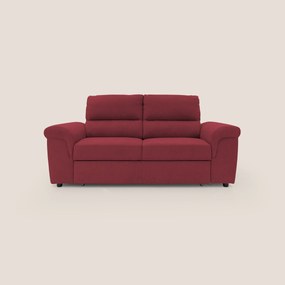 Minerva divano con pouf estraibile poggiapiedi in tessuto morbido impermeabile T02