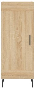 Credenza rovere sonoma 34,5x34x90 cm in legno multistrato
