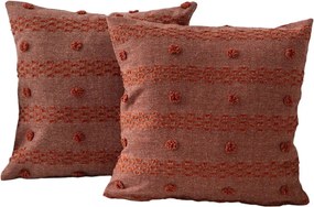 Federe decorative in set 2 pz 43x43 cm Tuffet – Mioli Decor