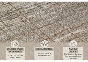 Tappeto marrone/beige 120x170 cm Terrain – Hanse Home