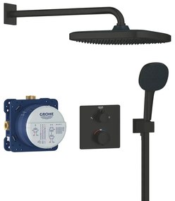 Kit incasso doccia GROHE Precision Thermostat Vitalio Comf. 250 nero opaco