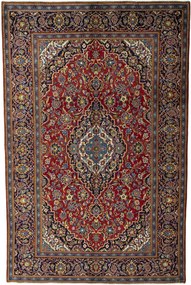 Kashan Tappeto 300x200 Rosso (Iran) Annodato A Mano