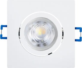 Eglo 902328-SET 3x LED faretti da incasso per soffitto SALICETO LED/6,4W/230V 8,8x8,8cm bianco