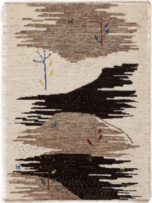 Loribaft Tappeto 70 x 100 Marrone (Iran) Annodato A Mano
