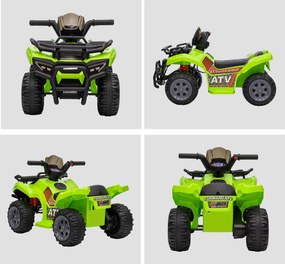 Mini Quad Elettrico per Bambini 6V Verde...