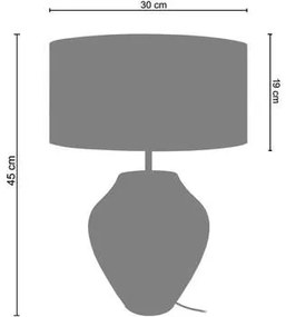 Tosel  Lampade d’ufficio Lampada da tavolo tondo vetro viola e bianco  Tosel