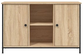 Mobile porta tv rovere sonoma 100x35x65 cm in legno multistrato