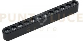 Lampada led lineare binario bernini 48v nero in alluminio e plastic...