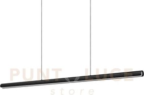 Dorica lampadario a sospensione 140cm led 3000k 35w  3900 lm nero c...