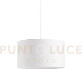 Sospensione per set up 1 luce attacco e27 bianco