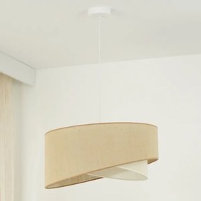 Brilagi - Lampadario LED a sospensione con filo LYRA 1xE27/15W/230V beige/color crema