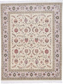 Tabriz Tappeto 250x200 Beige (Iran) Annodato A Mano
