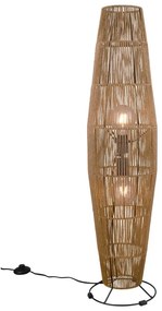 Lampada da terra in colore naturale (altezza 103 cm) Miki - Reality
