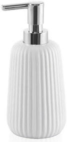 Dispenser sapone liquido bianco da appoggio Gedy serie Marika in ceramica