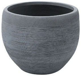 Vaso pietra grigio 50 x 50 x 39 cm ZAKROS Beliani