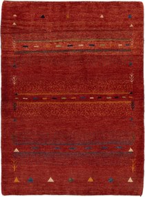Gabbeh Tappeto 110x150 (Iran) Annodato A Mano
