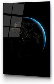 Pittura su vetro 70x100 cm Earth - Wallity