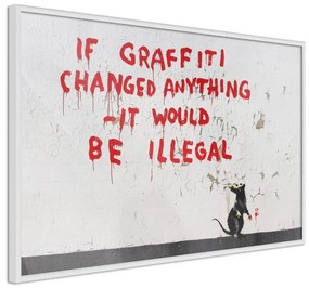 Poster Banksy: If Graffiti Changed Anything